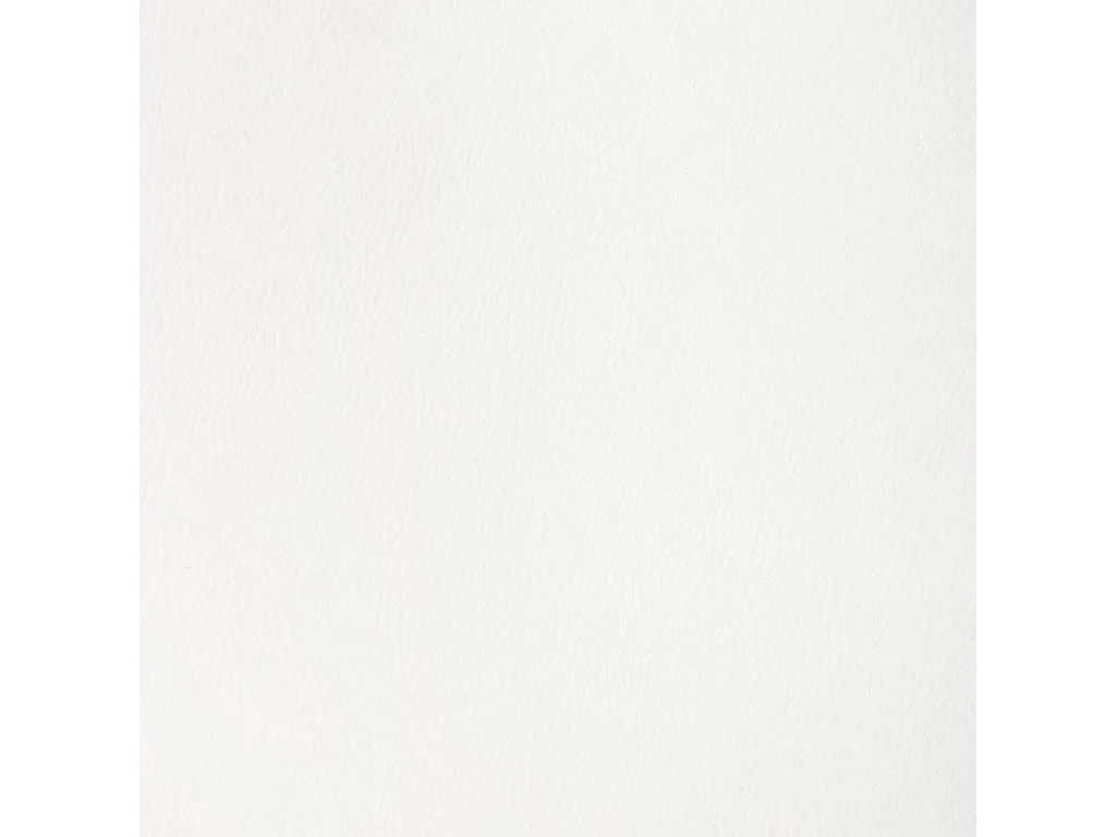 Chaise pivotante de bureau Blanc Bois courbé et similicuir