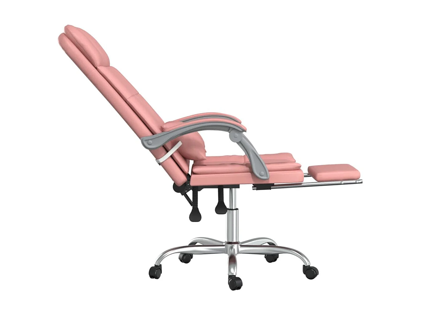 Fauteuil de massage inclinable de bureau Rose Similicuir