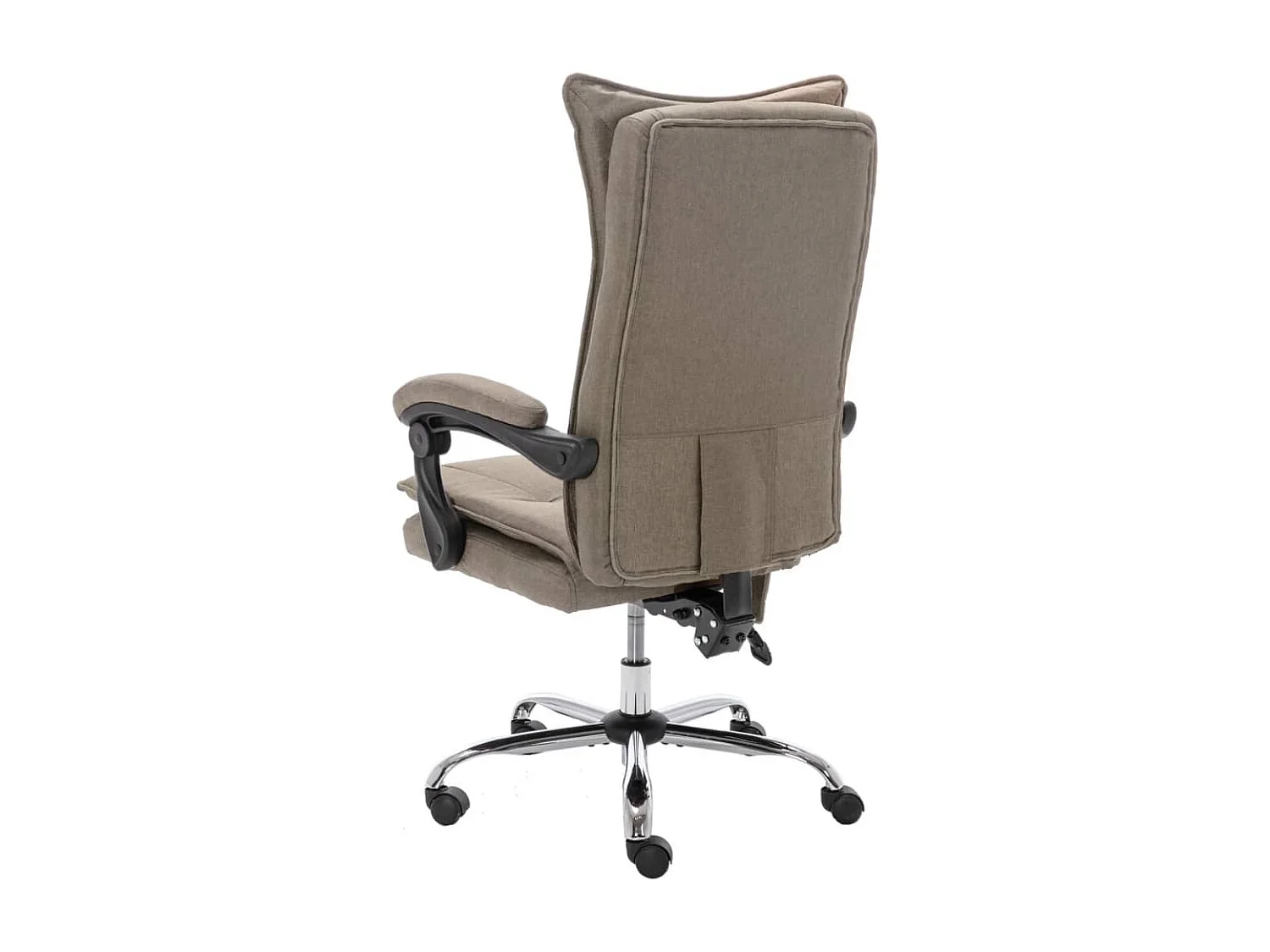 Chaise de bureau de massage Taupe Tissu