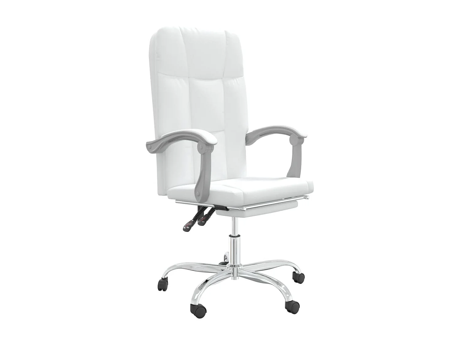 Fauteuil inclinable de bureau Blanc Similicuir