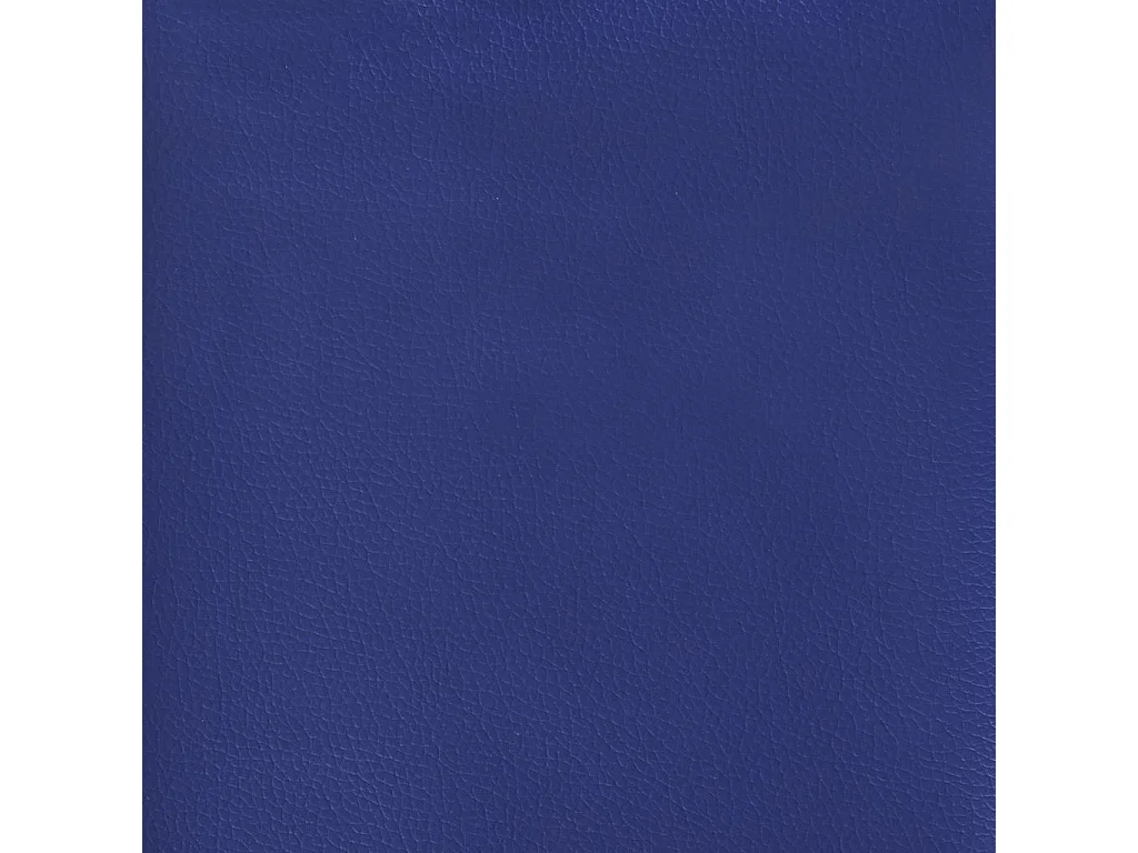 Chaise de jeu de massage et repose-pied Noir et bleu Similicuir
