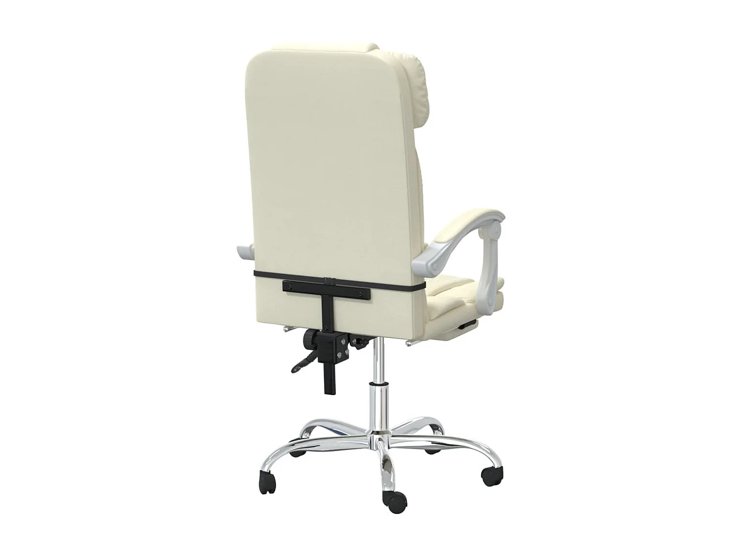 Fauteuil inclinable de bureau Crème Similicuir