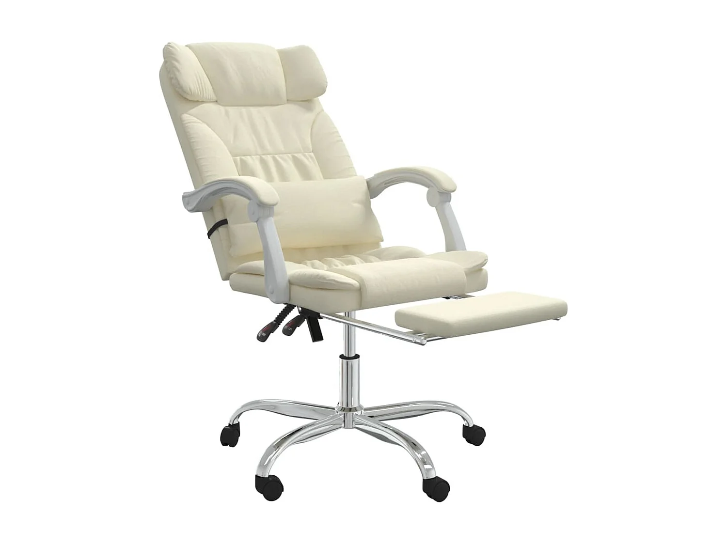 Fauteuil inclinable de bureau Crème Similicuir