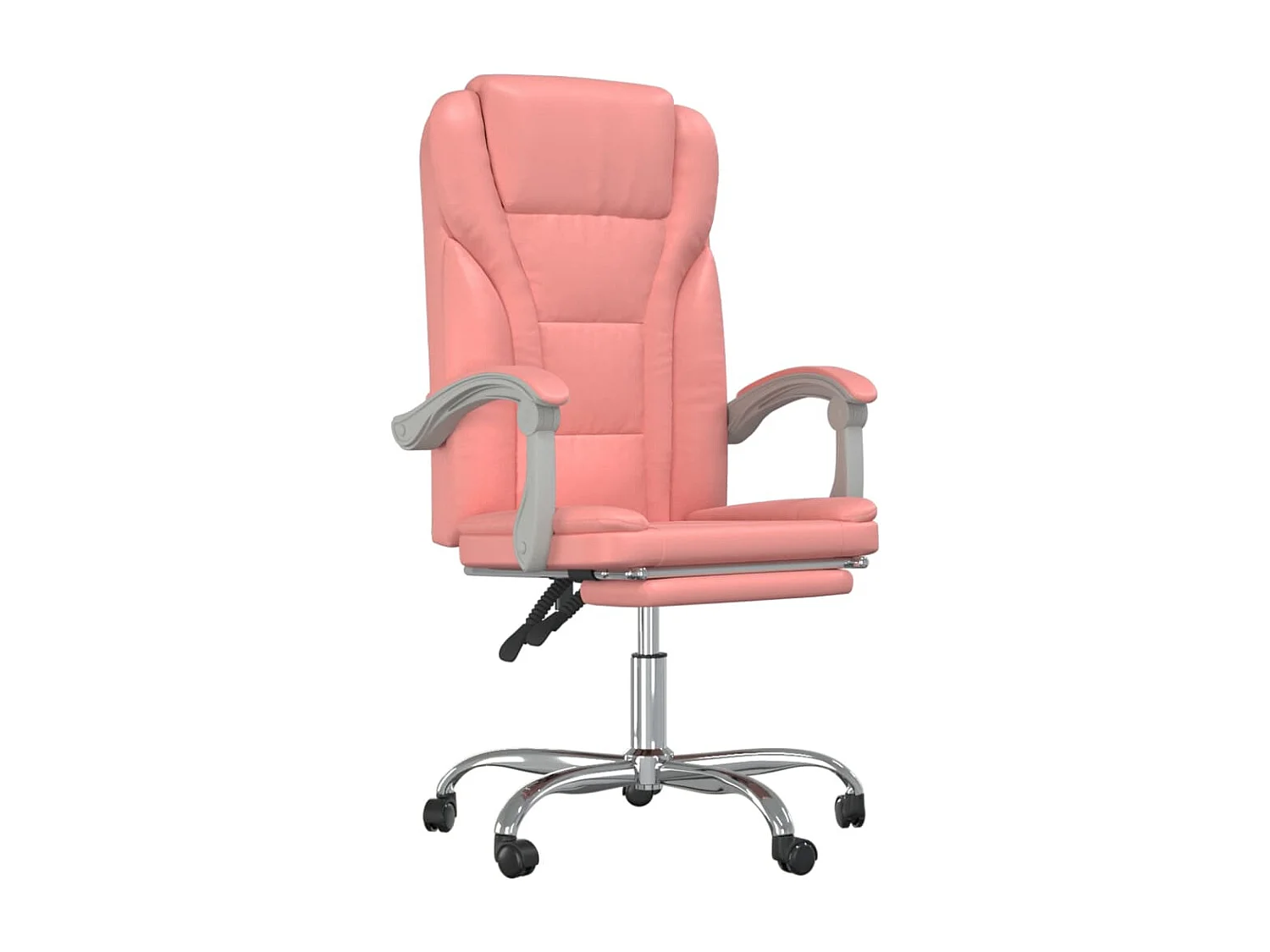 Fauteuil inclinable de bureau Rose Similicuir
