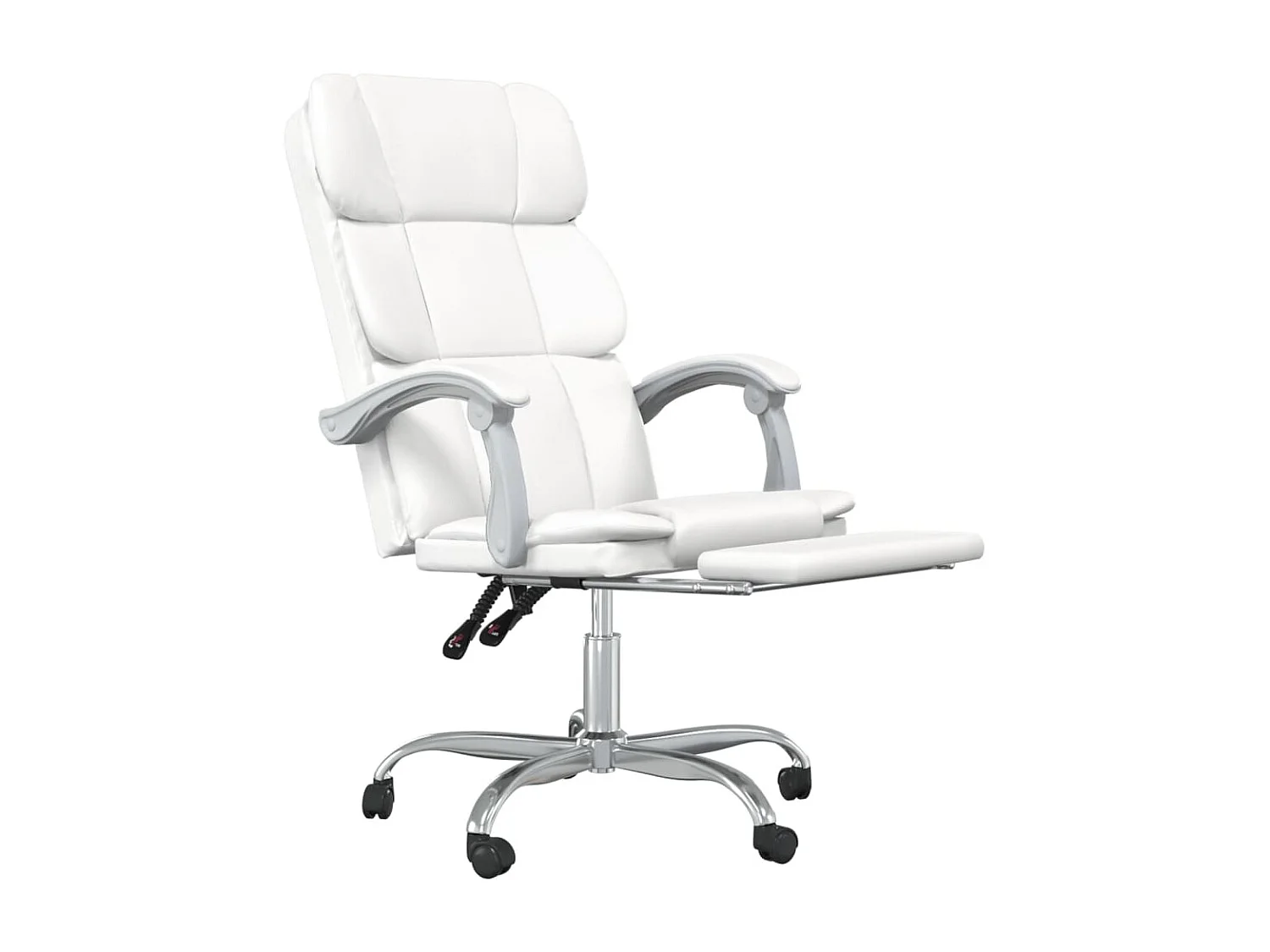 Fauteuil inclinable de bureau Blanc Similicuir