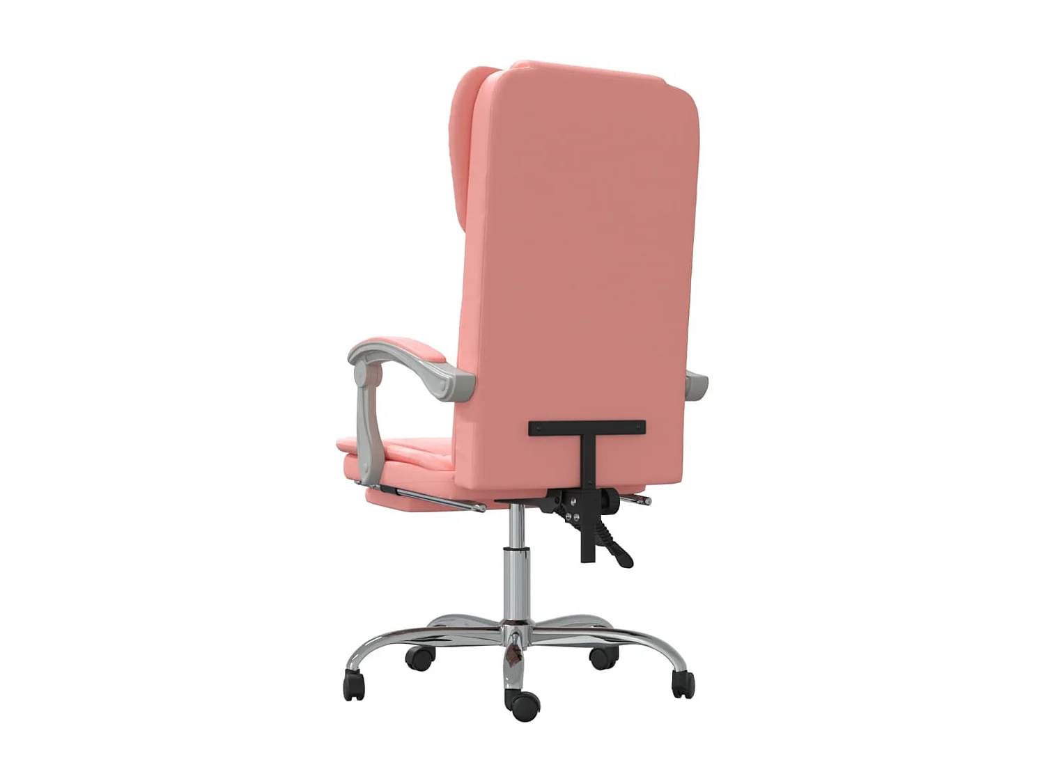 Poltrona da Ufficio Reclinabile Rosa in Similpelle