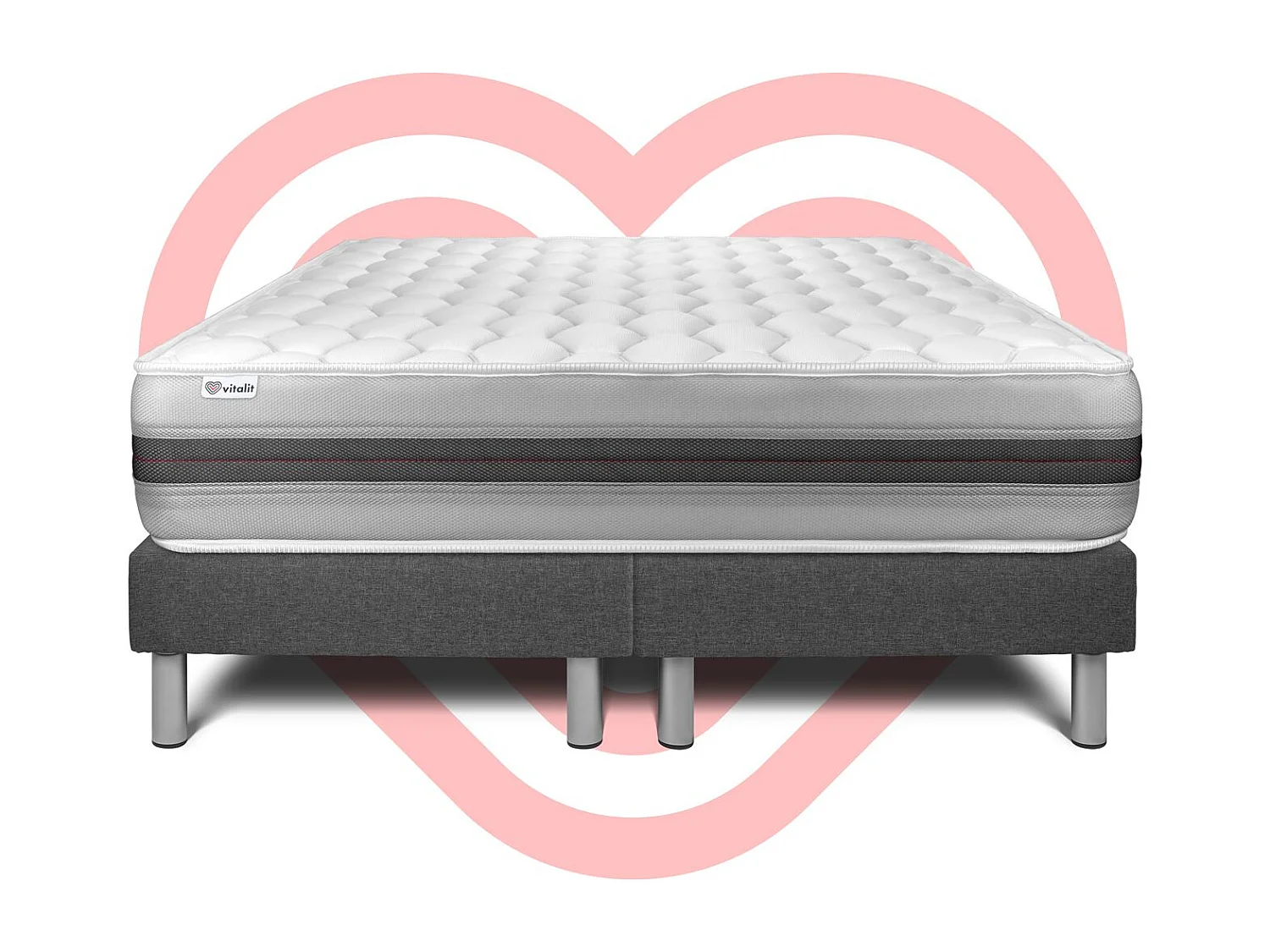 Ensemble VITALSPRING RECOVER 200 x 200 cm