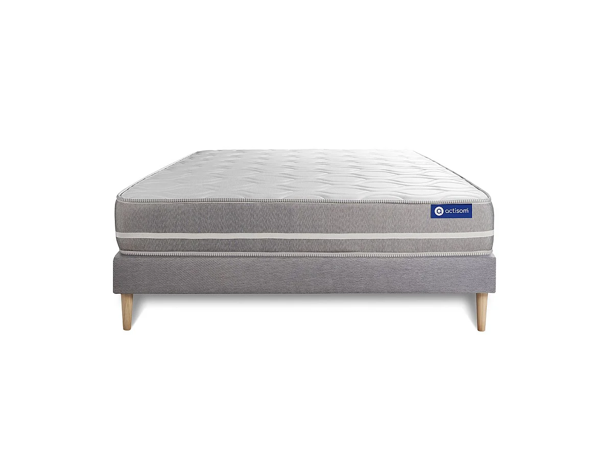 Lattenbodem en Actiflex touch matras 160x200cm , matrasdikte : 20 cm , pocketveren , gebalanceerd, 3 comfortzones