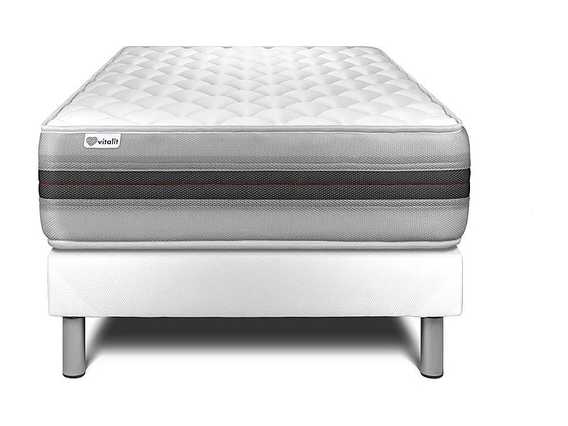 Matras en onderstel 90x200 cm - Vitalmemo Rug