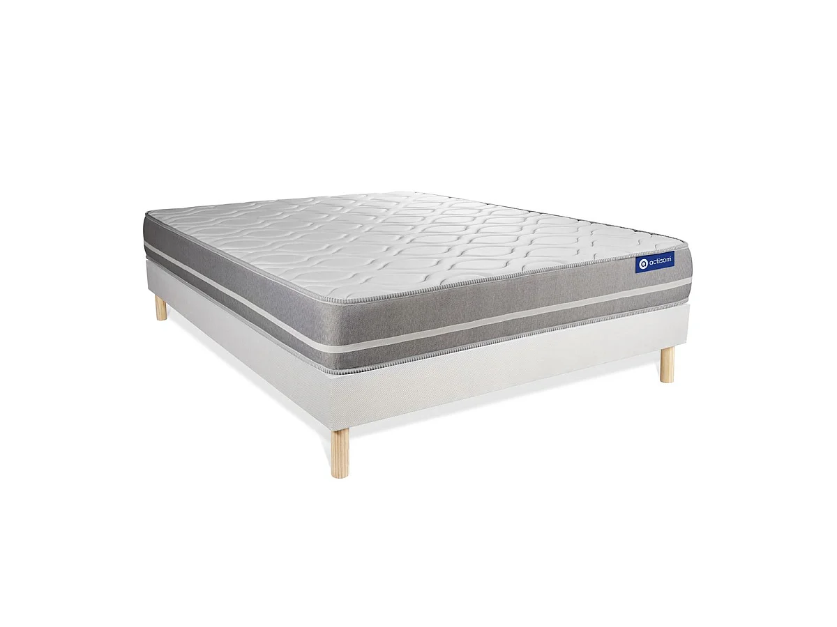 Lattenbodem en Actimemo touch matras 140x190cm , matrasdikte : 20 cm , traagschuim , gebalanceerd, 3 comfortzones