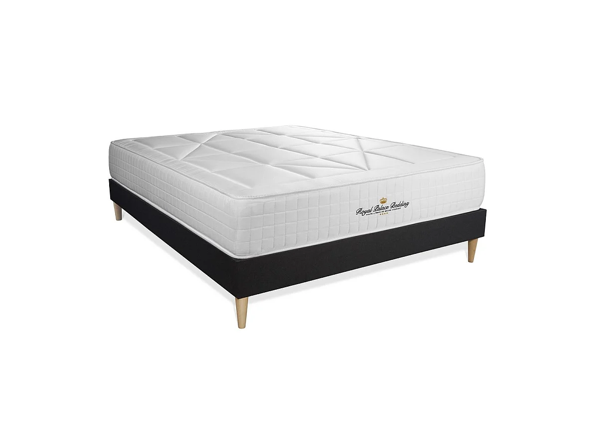 lattenbodem en Windsor matras 200x200 cm , Matrasdikte : 26 cm , traagschuim en pocketveren , gebalanceerd, 5 comfortzones