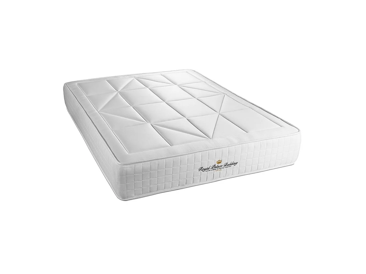 lattenbodem en Windsor matras 200x200 cm , Matrasdikte : 26 cm , traagschuim en pocketveren , gebalanceerd, 5 comfortzones