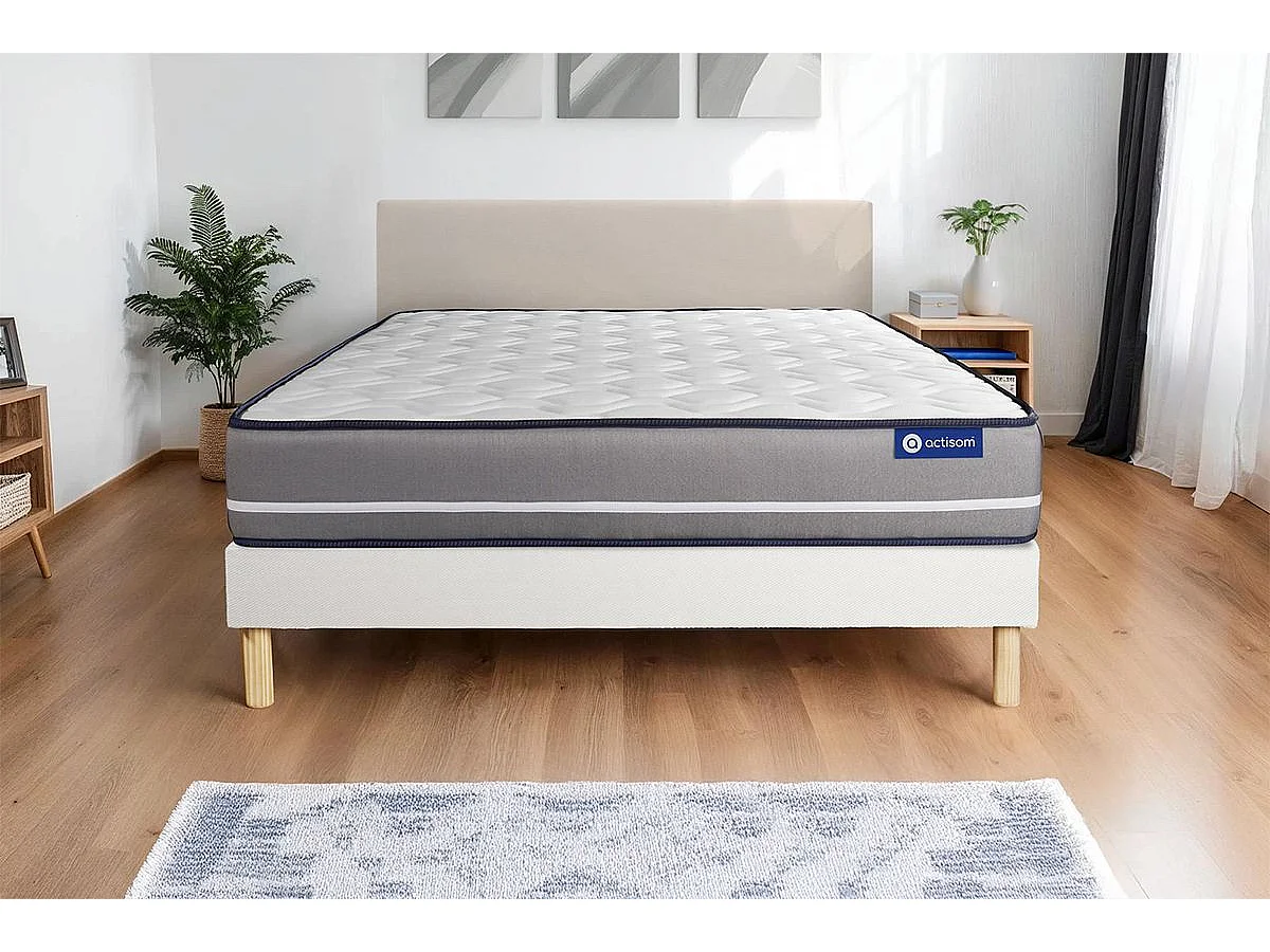 Materac Actimemo pur 200x200cm + zestaw podstawa lózka