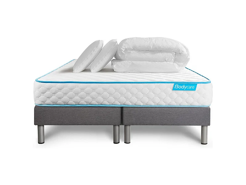 Pack BODYONE 160x200 + 2 oreillers mémoire de forme