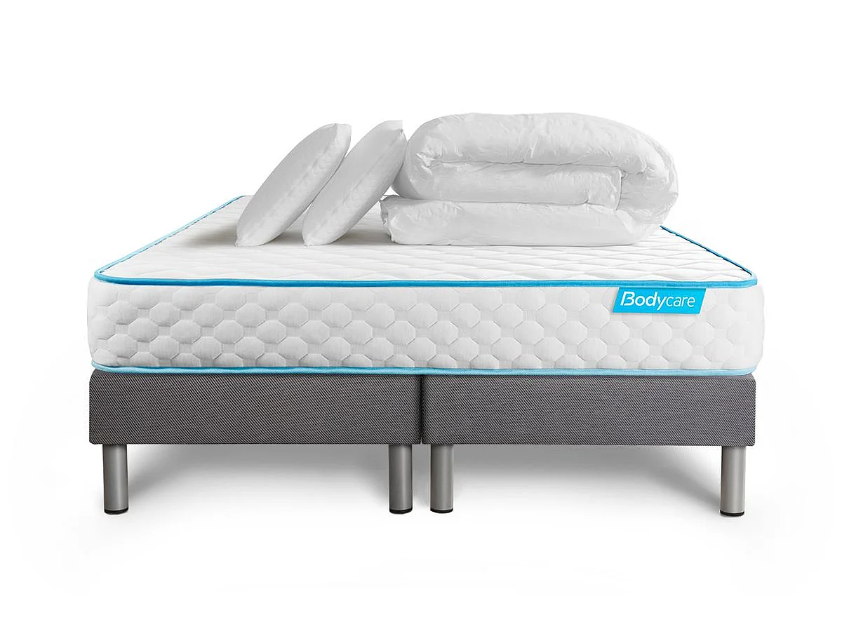 Pack BODYONE 160x200 + 2 oreillers mémoire de forme