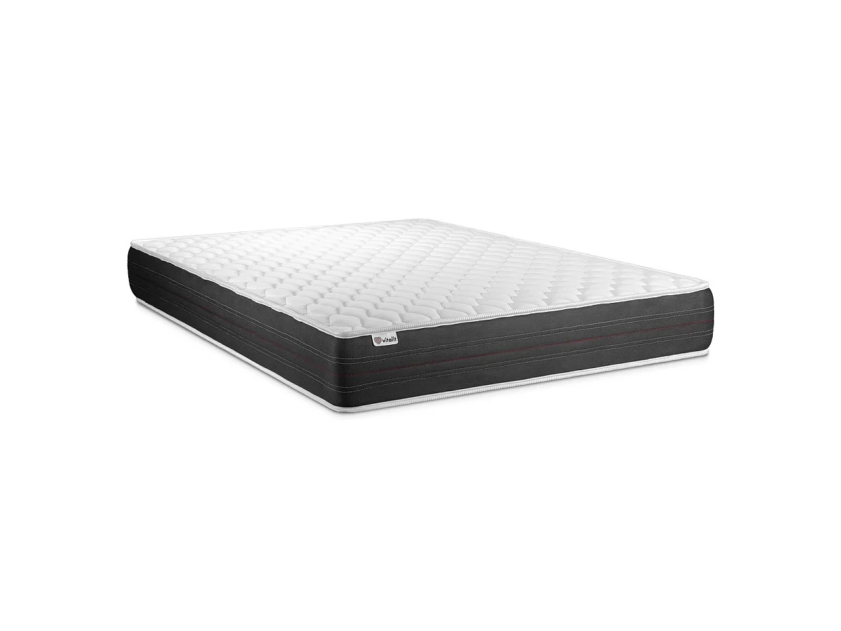 Ensemble VITALSPRING 180 x 200 cm sommier Kit blanc