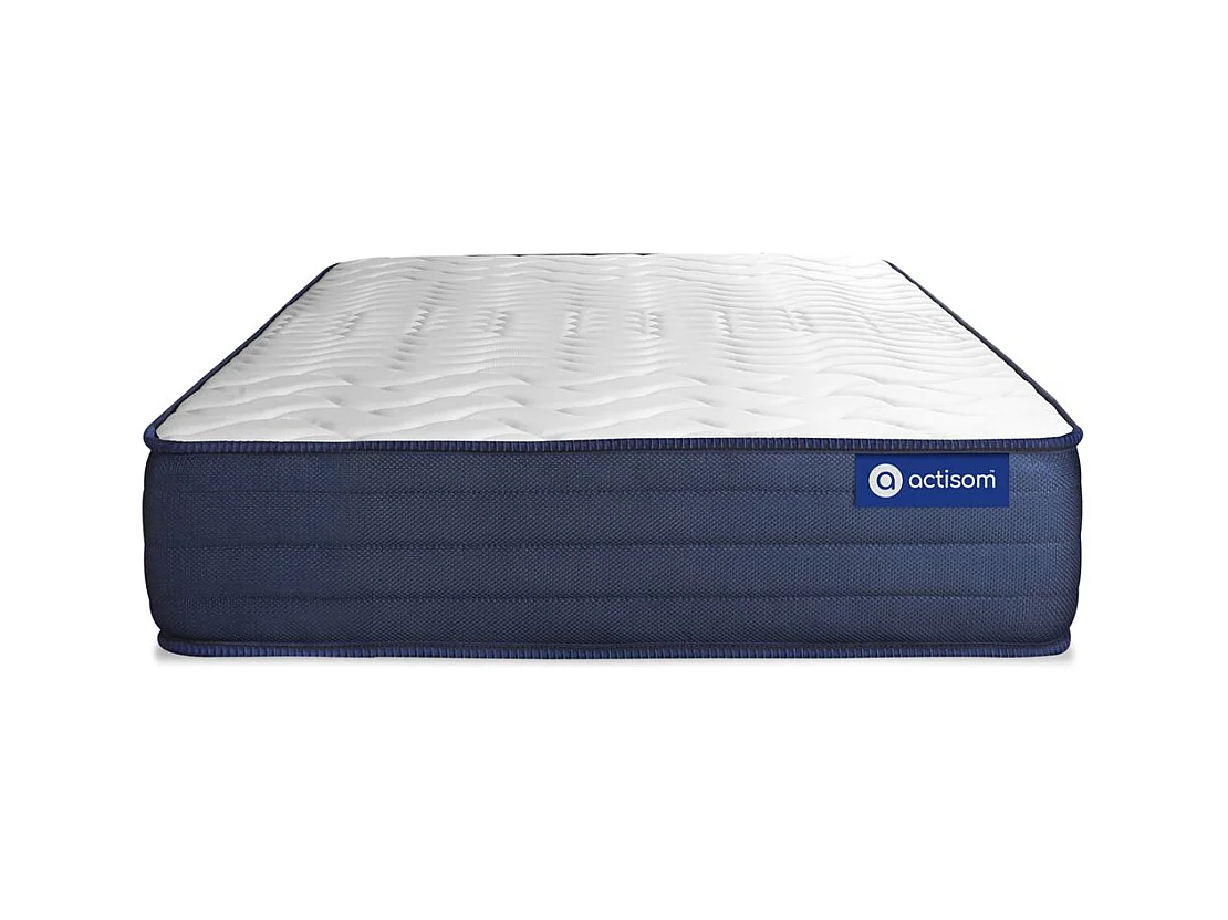 Lattenbodem en Actiflex life matras 90x200cm , matrasdikte : 22 cm , pocketveren en traagschuim , zeer stevig, 5 comfortzones