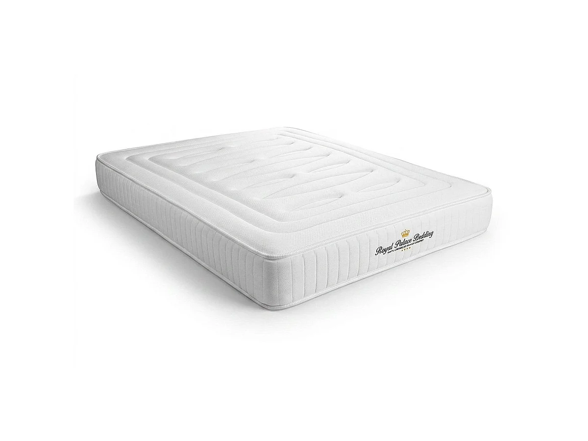 Ensemble double sommier + matelas LANCASTER ressorts ensachés et mémoire de forme 180x200