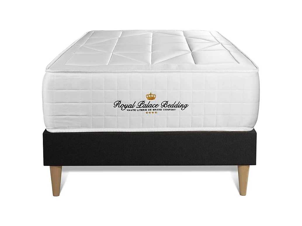 Ensemble Matelas ressorts ensachés + mémoire de forme maxi épaisseur Windsor 90x200