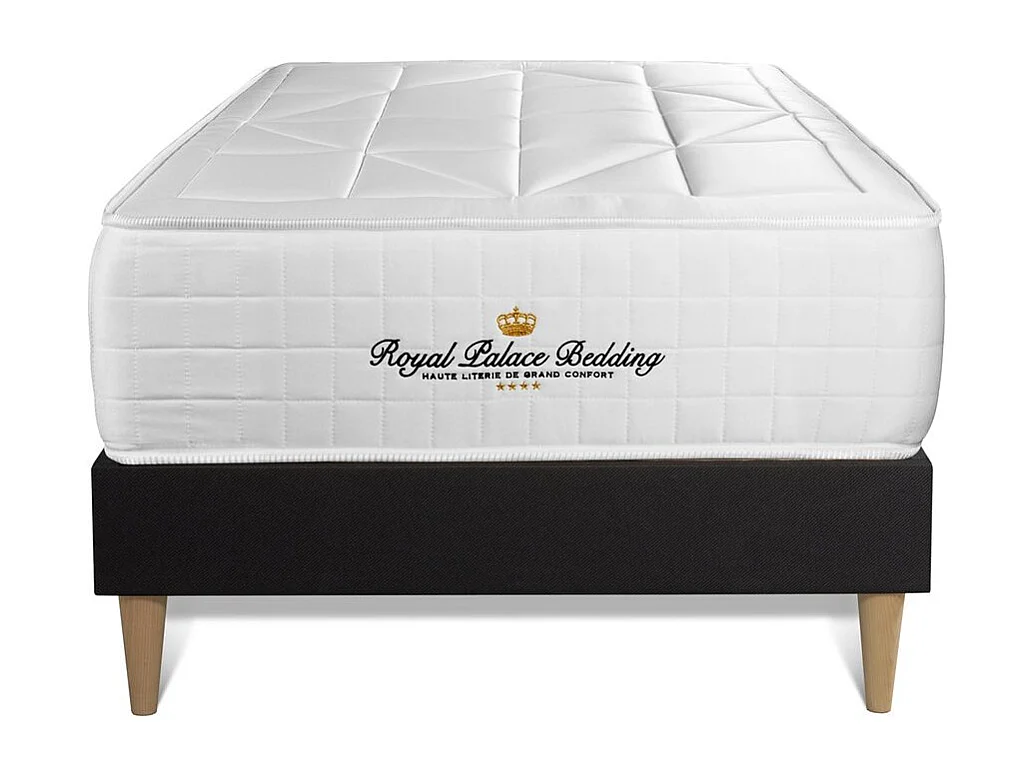 Ensemble Matelas ressorts ensachés + mémoire de forme maxi épaisseur Windsor 90x200