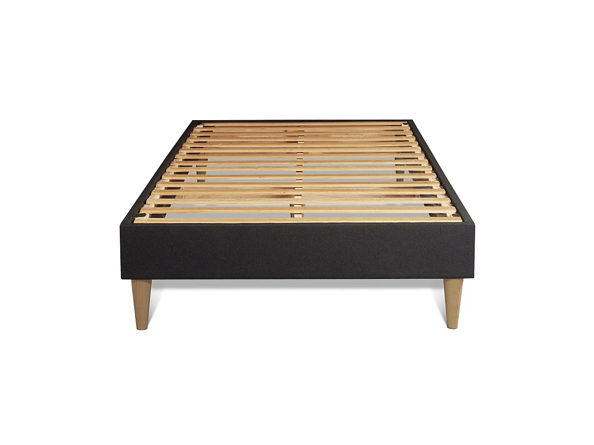 Ensemble 90x190 matelas ULTRA + sommier kit noir