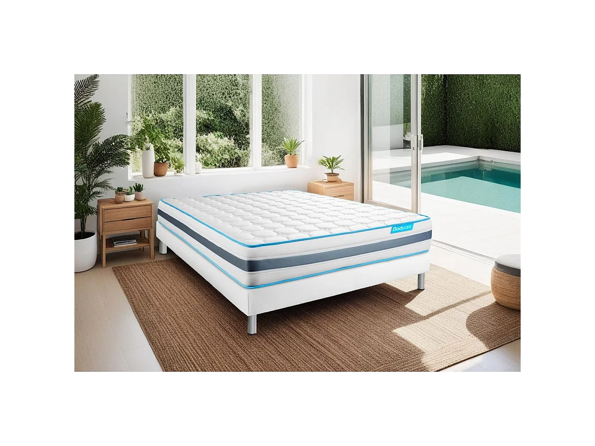 Ensemble BODYZONE 90×190 Ressorts ensachés 3 zones Ultra épaisseur