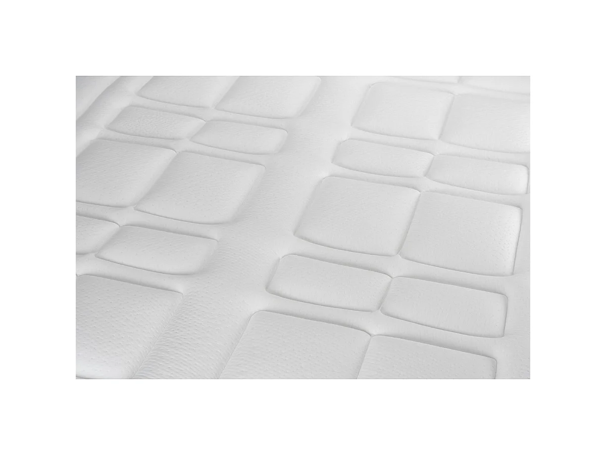 Ensemble VITAL SOFT 200 x 200 cm sommier Kit blanc
