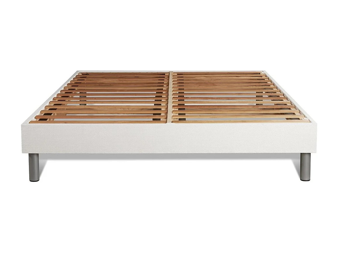 Ensemble 180x200 matelas REGEN à mémoire de forme + sommier kit blanc