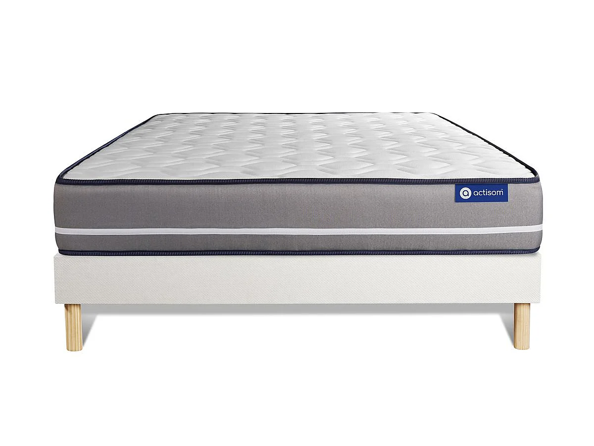 Kit rete e materasso matrimoniale Actiflex pur 140x200cm - Spessore : 20cm - Molle insacchettate - rigido