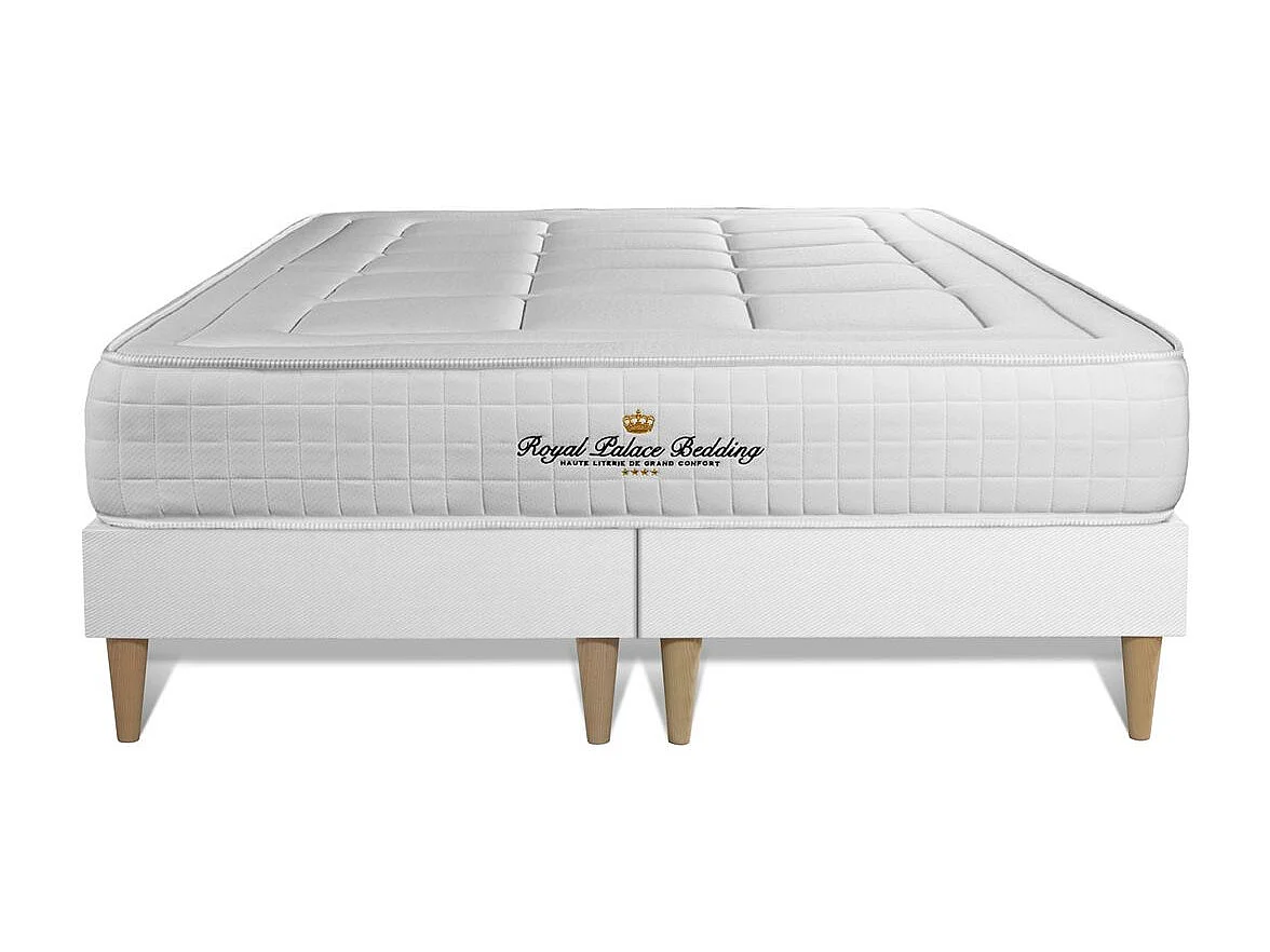 Ensemble matelas à mémoire de forme maxi épaisseur Balmoral 160x200 double sommier