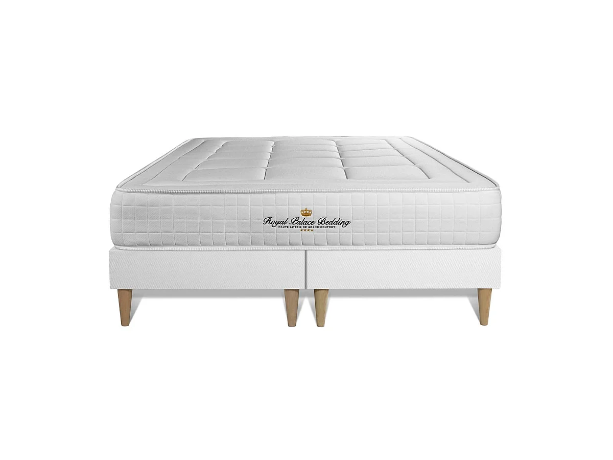 Ensemble matelas à mémoire de forme maxi épaisseur Balmoral 160x200 double sommier