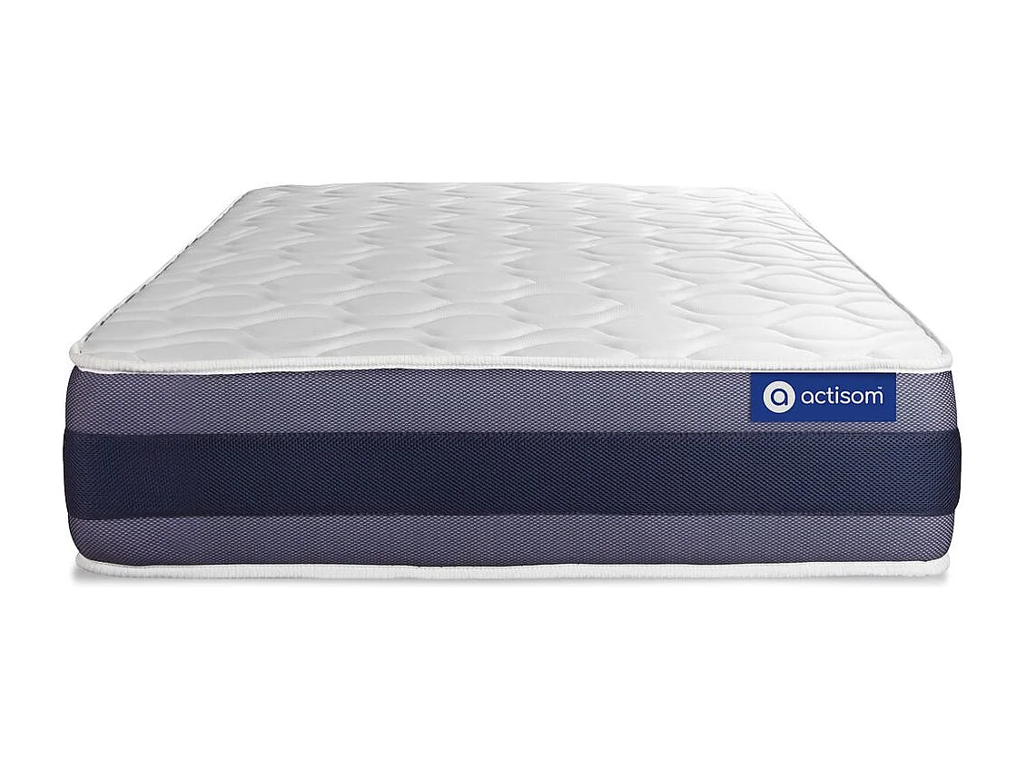 Lattenbodem en Actimemo morpho matras 90x200cm , matrasdikte : 24 cm , traagschuim , gebalanceerd, 5 comfortzones