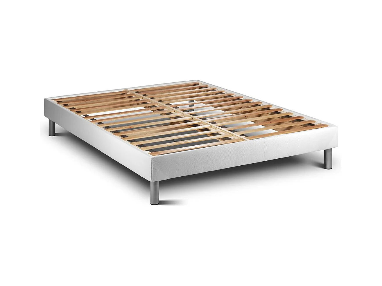 Ensemble VITAL SPA 140 x 190 cm sommier Kit blanc