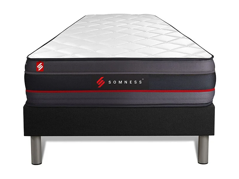 Ensemble sommier + matelas REGEN à mémoire de forme 90x190
