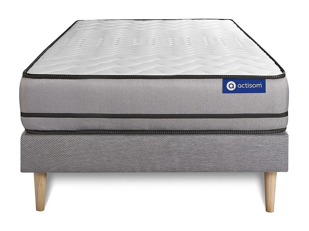 Lattenbodem en Actiflex night matras 90x190cm , matrasdikte : 20 cm , pocketveren , zeer stevig, 3 comfortzones