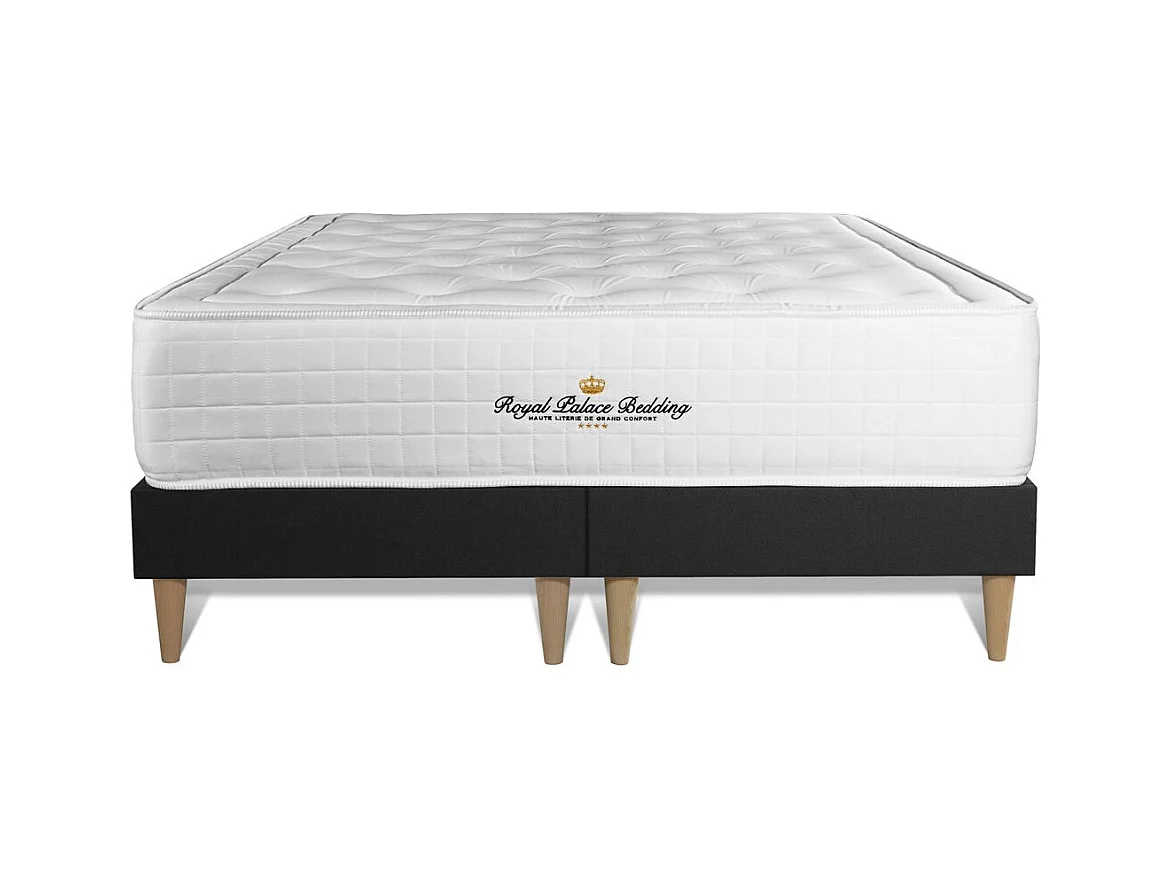 Ensemble matelas à mémoire de forme maxi épaisseur Buckingham 160x200 double sommier