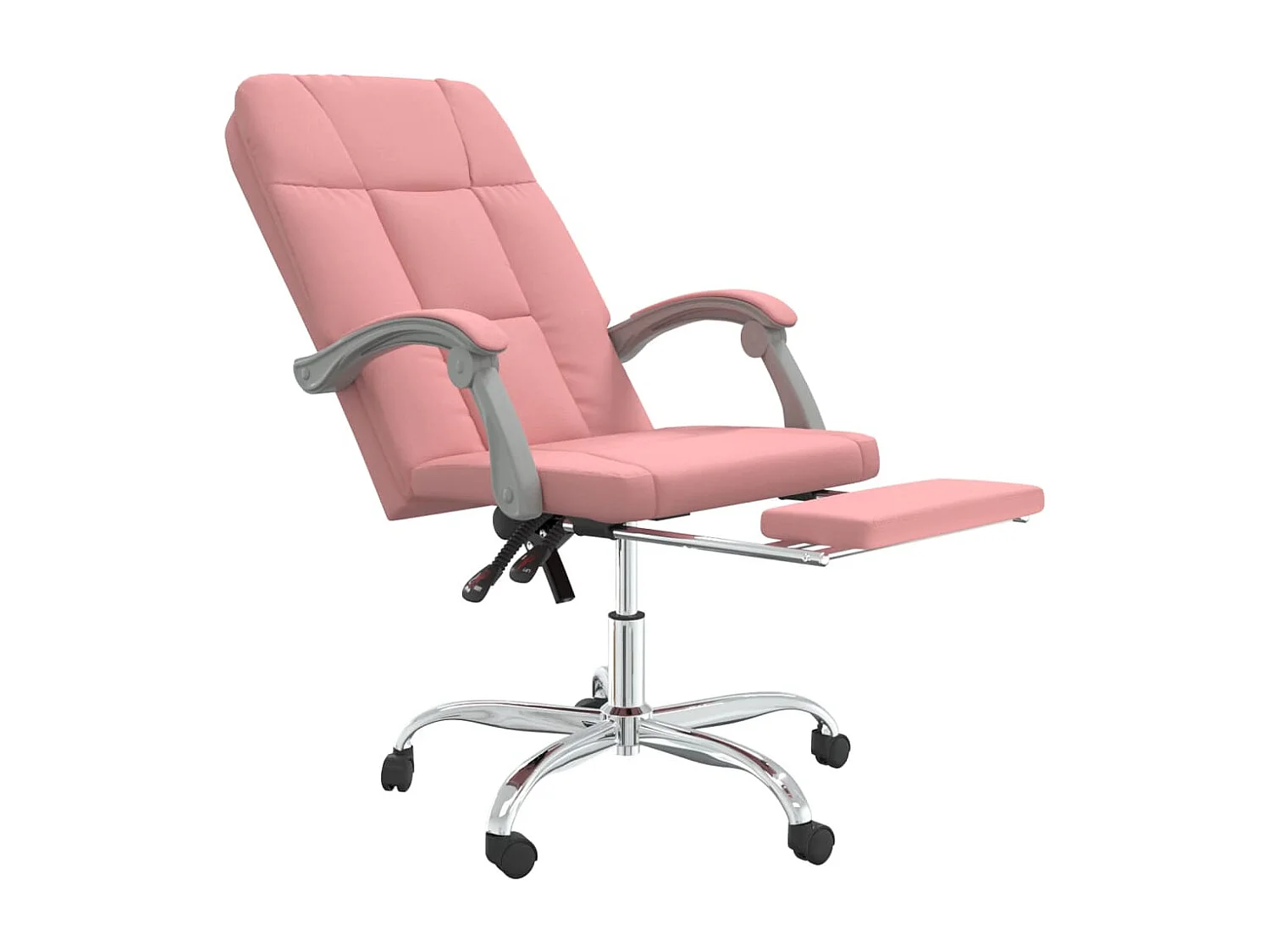 Fauteuil inclinable de bureau Rose Similicuir