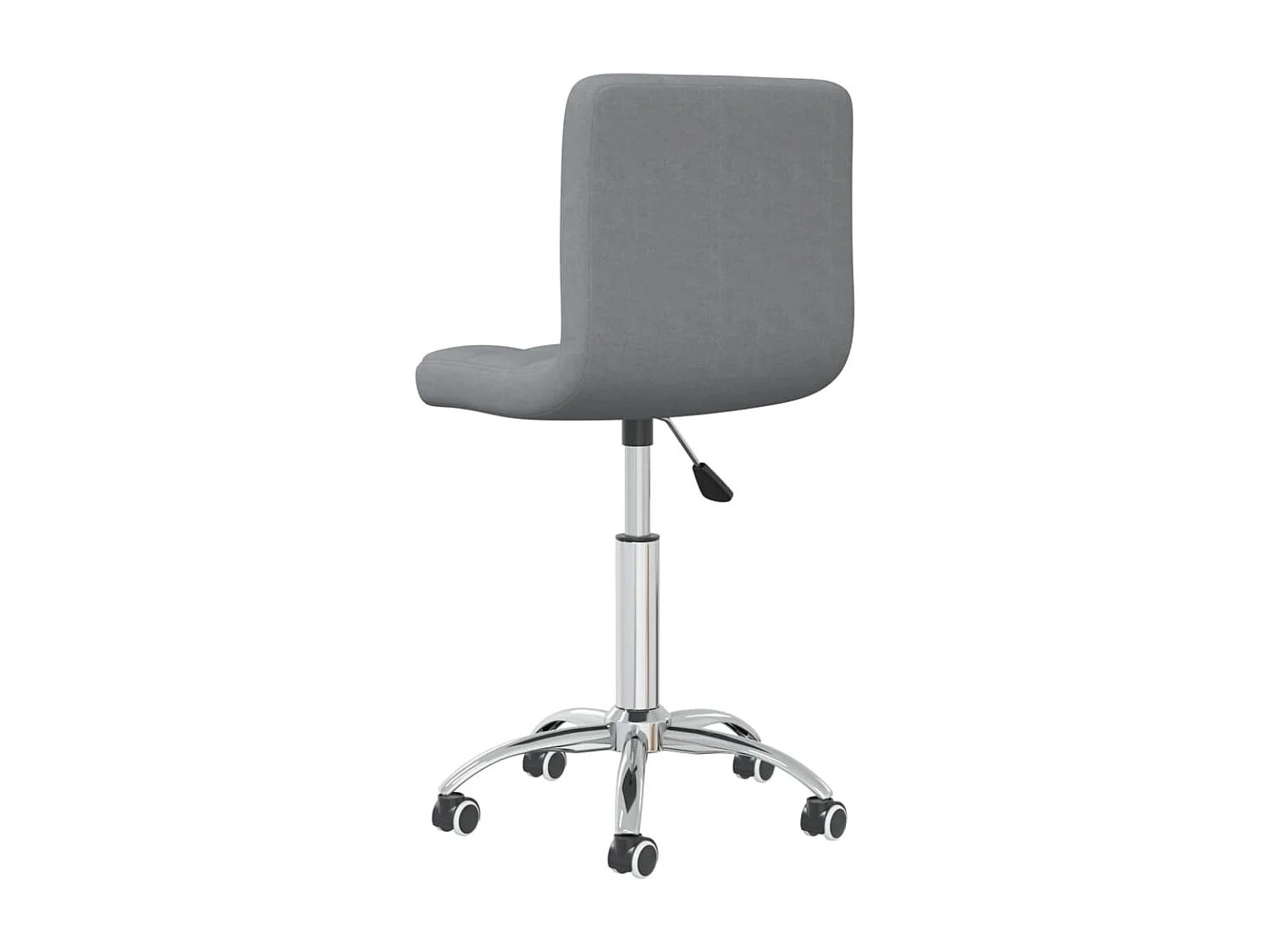 Chaise pivotante de bureau Gris clair Tissu