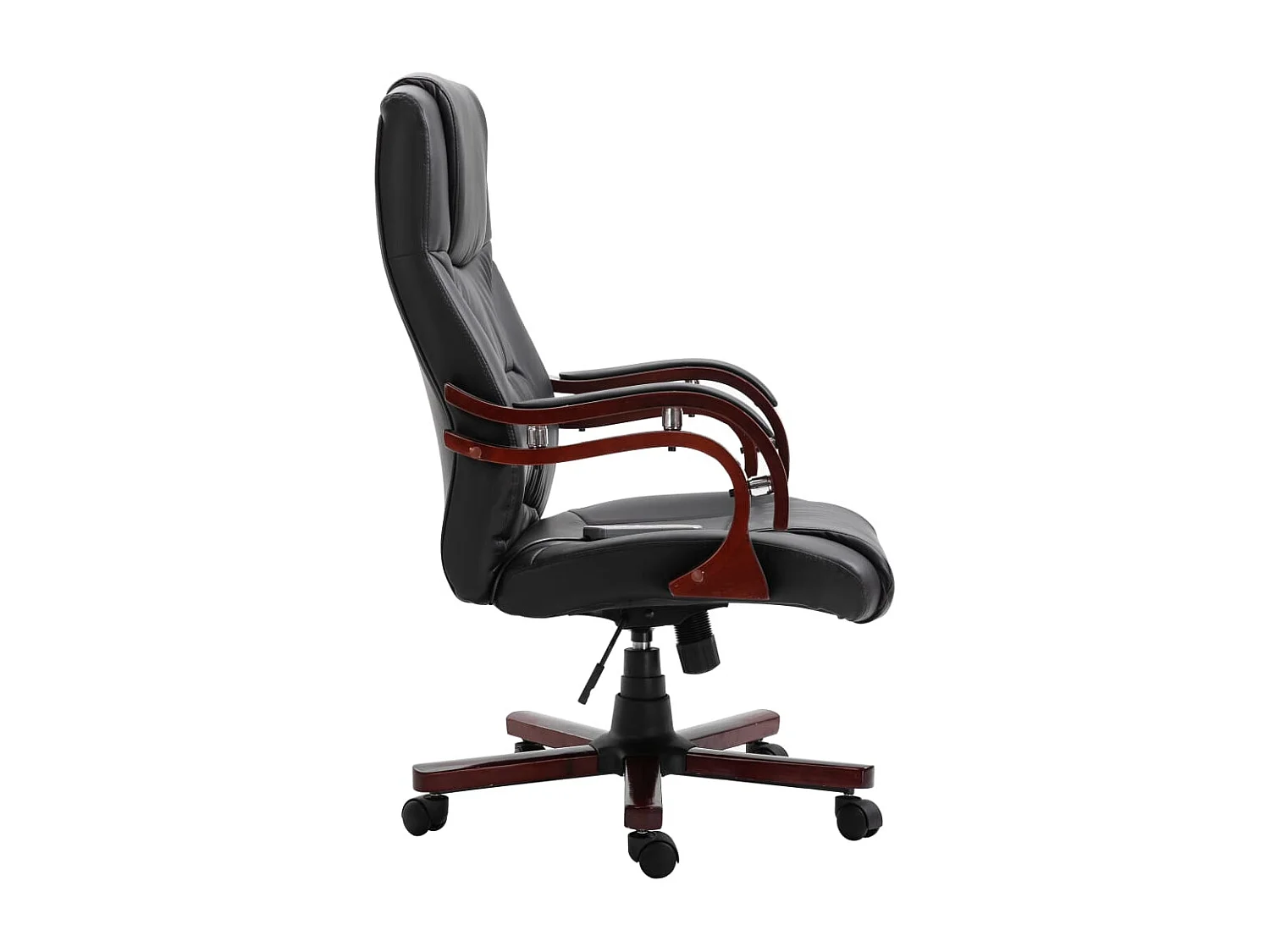 Sedia da Ufficio Nera in Similpelle