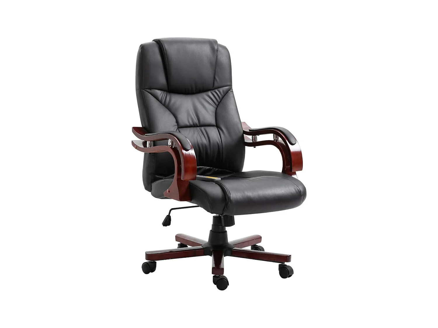 Chaise de bureau Noir Similicuir