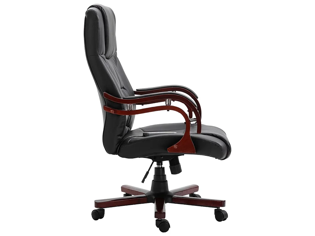 Bürostuhl Schwarz Kunstleder