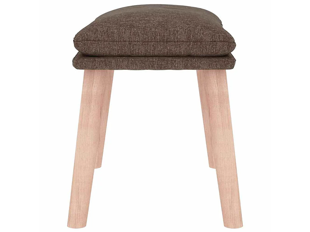 Repose-pied Taupe 45x29,5x35 cm Tissu