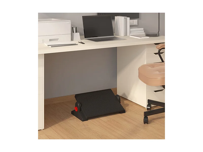 Repose-pieds Noir 50x30,5x17 cm