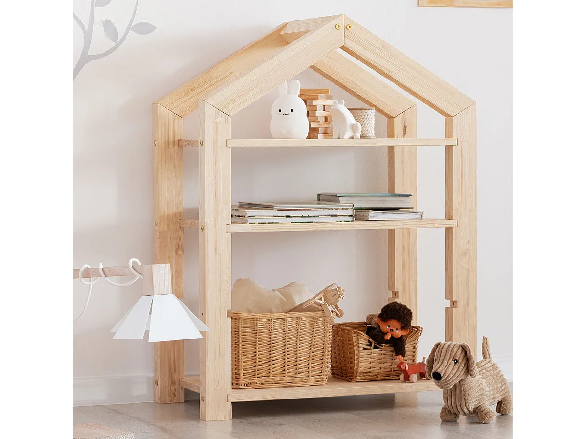 Etagère bibliothèque Leslie Bois