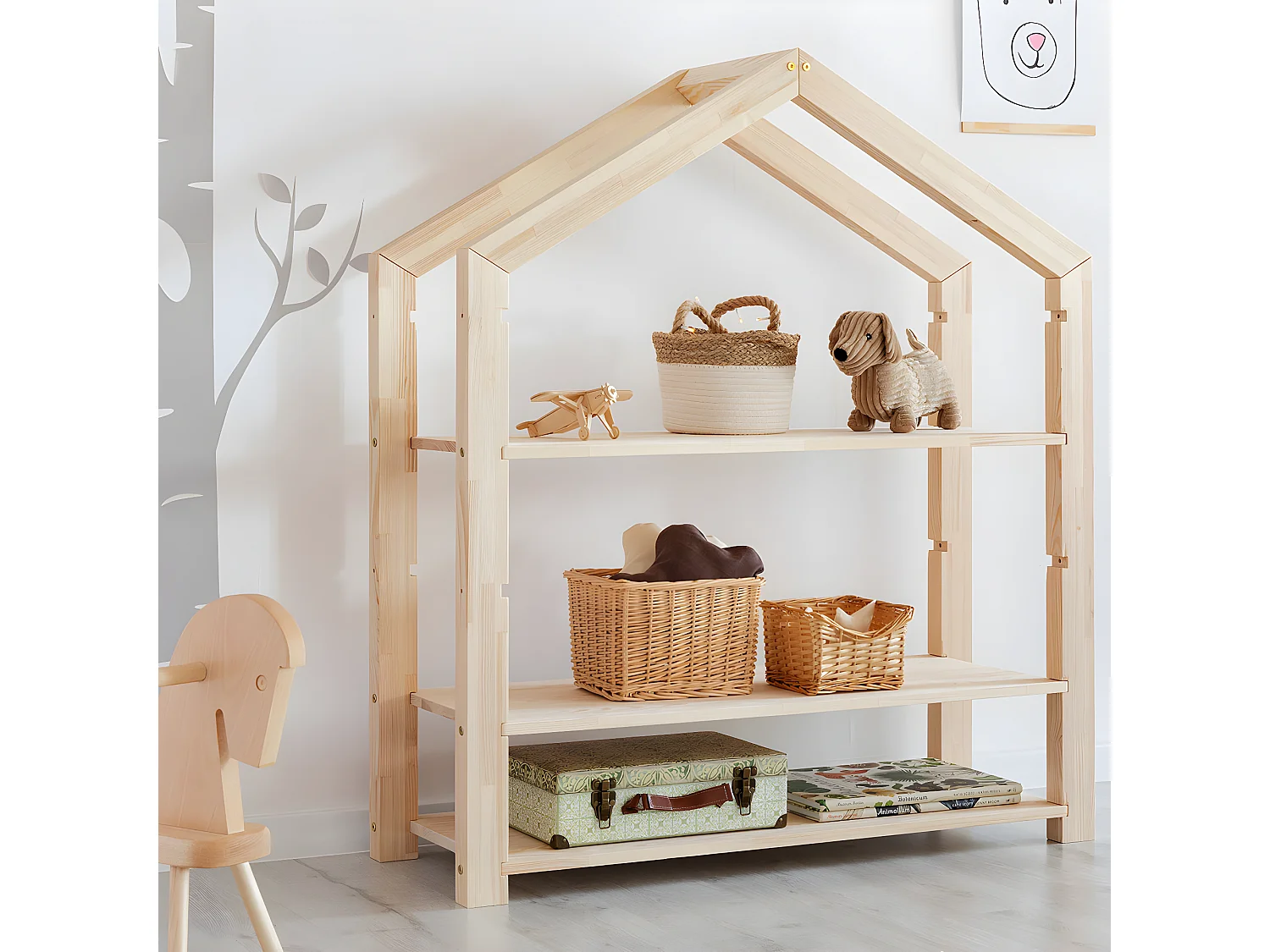 Regał MILA RGD sosna