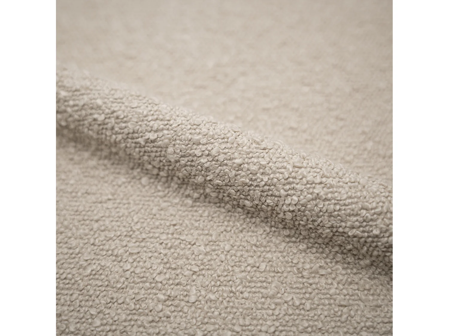 Set di 2 sedie per isola centrale in tessuto beige 65.5 cm - Henrik