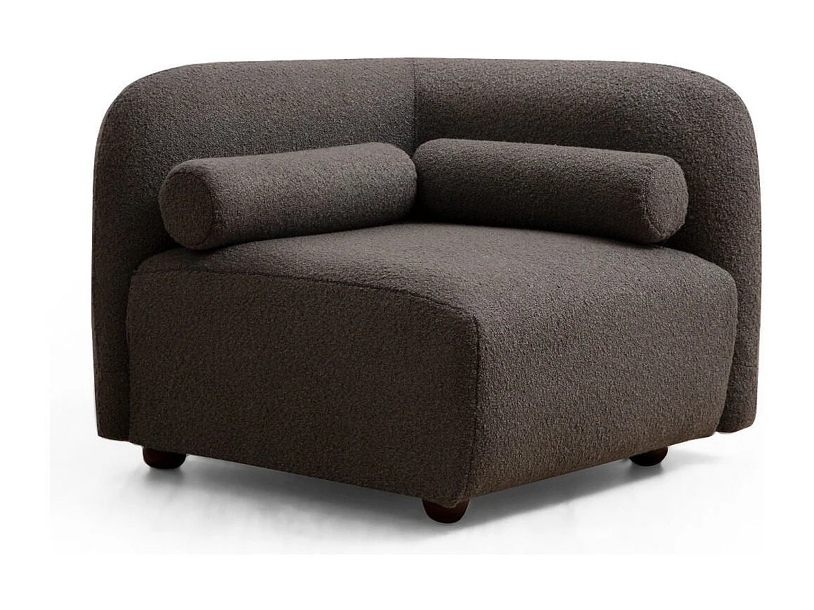 Poltrona – 90x74x90 cm – Cinza Escuro – Madeira de Faia e Aglomerado