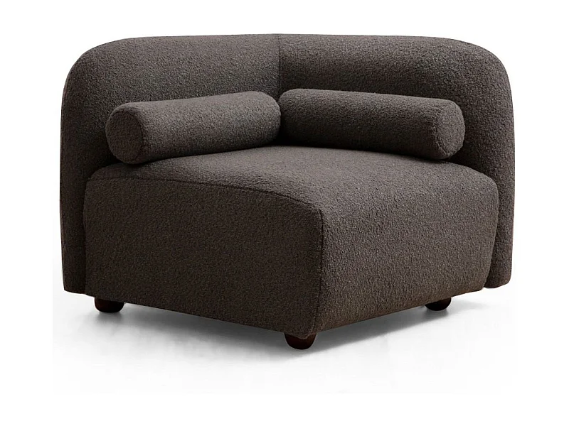 Poltrona – 90x74x90 cm – Cinza Escuro – Madeira de Faia e Aglomerado