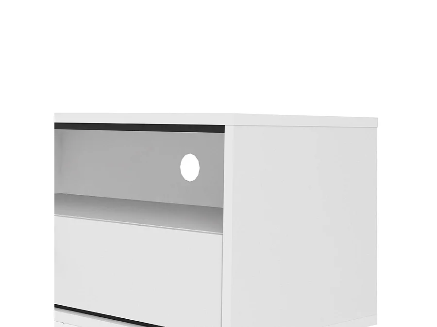 Rye TV-meubel 1 deur, 1 lade mat wit.