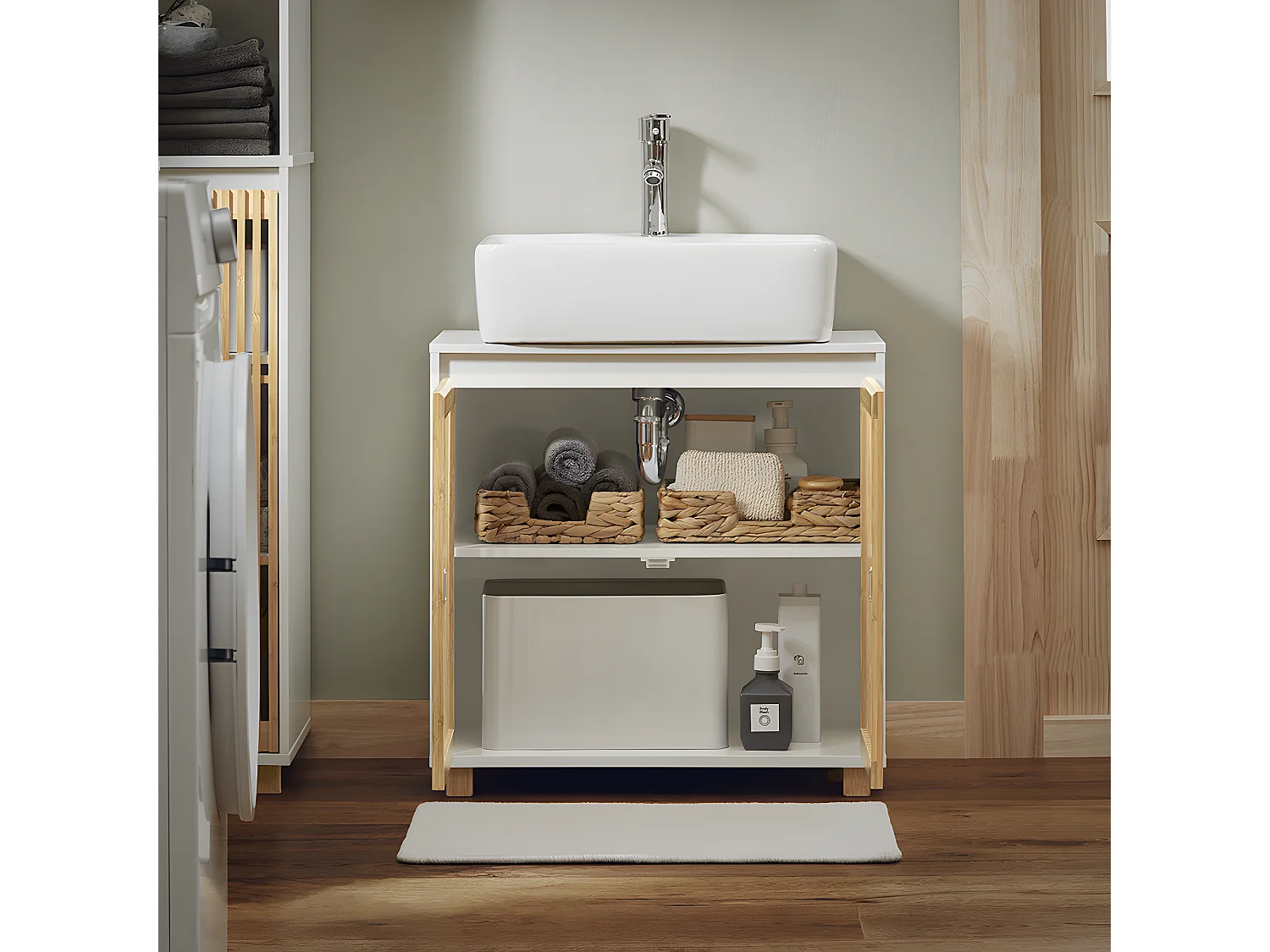 Waschbeckenunterschrank BZR125-W